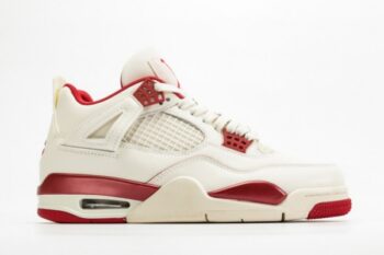 Air Jordan 4 Beige Red Valentine's Day
