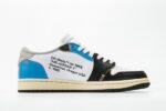 Off-White x Air Jordan 1 Black White Blue— (1)