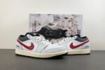 Air Jordan 1 Low White Grey Red Men’s