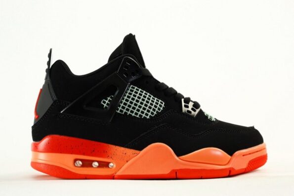 Air Jordan 4 Black Orange