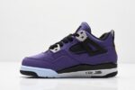 Air Jordan 4 Purple Black Kids