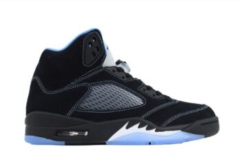 Air Jordan 5 Black University Blue 2026 Men's