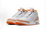Air Jordan 3 White and Orange Peel Men’s