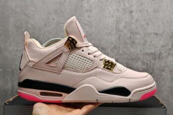 Air Jordan 4 Rose Pink Black Men's