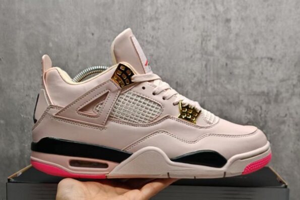 Air Jordan 4 Rose Pink Black Men's