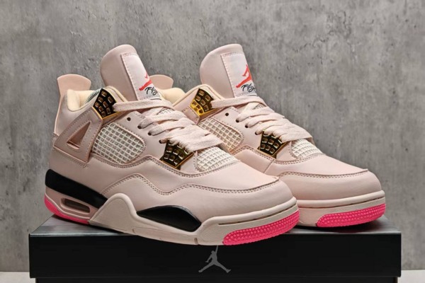Air Jordan 4 Rose Pink Black--- (3)