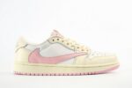 Travis Scott x Air Jordan 1 Low Shy Pink Men's