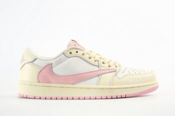 Travis Scott x Air Jordan 1 Low Shy Pink Men's