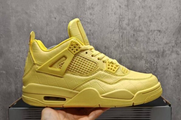 Air Jordan 4 Lemon Yellow Retro Men's