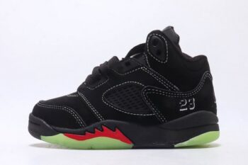 Air Jordan 5 Black Red Kids