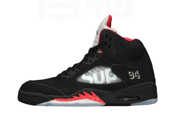 Air Jordan 5 Black Sup Men's Air Jordan 5 Black Sup Men's