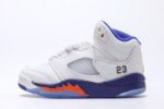 Air Jordan 5 White Purple Kids