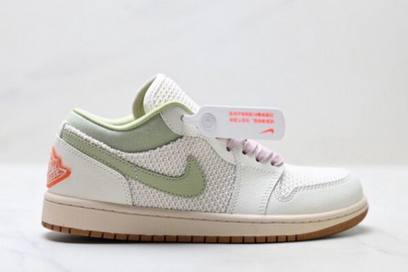 Air Jordan 1 Low Beige Green Men's