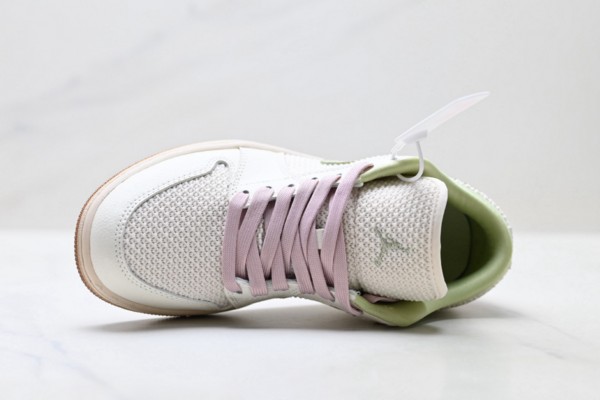 Air Jordan 1 Low Beige Green--- (4)