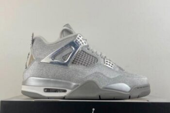 Air Jordan 4 Silver Electroplated Men's