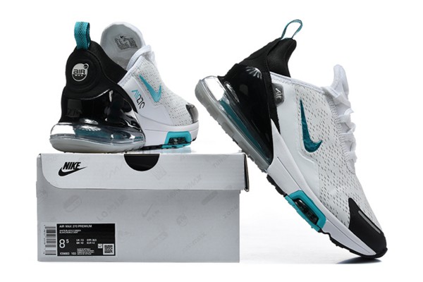 Air Max 270 White Black Green--- (5)