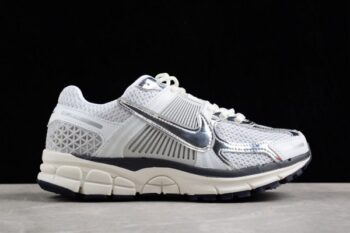 Zoom Vomero 5 White Silver Men's
