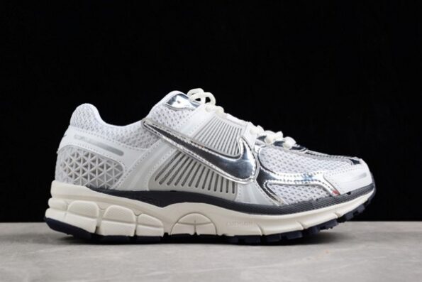 Zoom Vomero 5 White Silver Men's