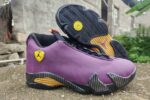 Air Jordan 14 Purple Black Yellow Men’s