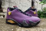 Air Jordan 14 Purple Black Yellow Men’s