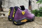 Air Jordan 14 Purple Black Yellow Men’s
