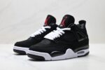 Air Jordan 4 Black Military White Red Men’s