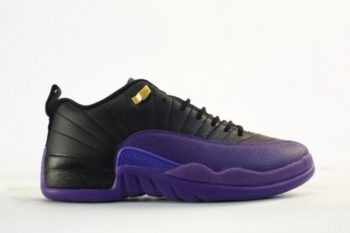 Air Jordan 12 Black Purple Low Men's