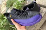 Air Jordan 12 Black Purple Low Men’s