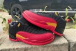 Air Jordan 12 Black Red Gold Low Men’s
