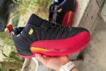 Air Jordan 12 Black Red Gold Low Men’s