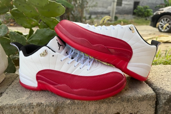 Air Jordan 12 Cherry Low--- (4)