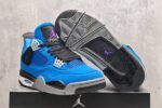 Air Jordan 4 Blue Black Purple