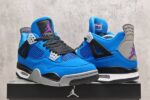 Air Jordan 4 Blue Black Purple