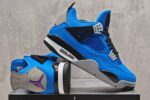 Air Jordan 4 Blue Black Purple